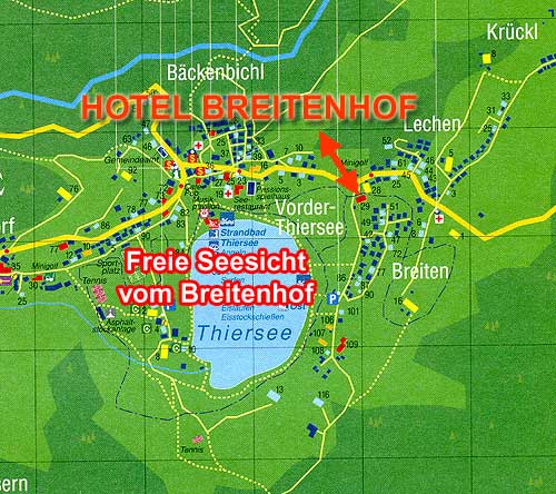 Lageplan von Thiersee